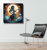 Piano Euphony Grand Piano and Rose Canvas